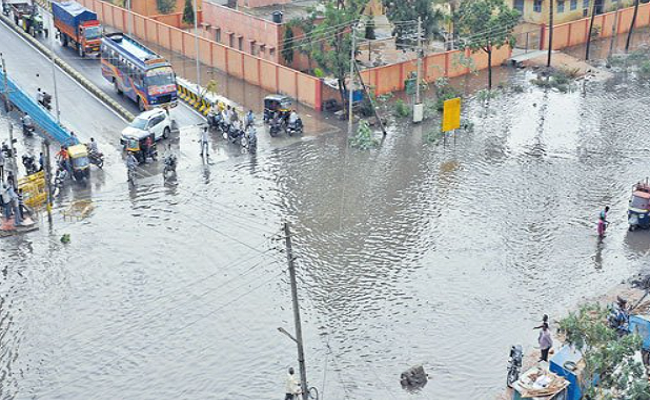 ದಾವಣಗೆರೆಯಲ್ಲಿ ಜಲ ದಿಗ್ಬಂಧನ..!