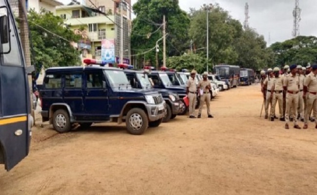 ಚಾಮರಾಜಪೇಟೆ ಮೈದಾನದ ಸುತ್ತಮುತ್ತ ತೀವ್ರ ಕಟ್ಟೆಚ್ಚರ