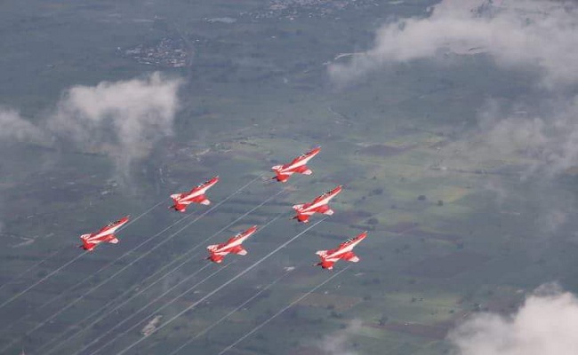 ಬಹಮನಿ ಸುಲ್ತಾನರ ಕೋಟೆ‌ ಮೇಲೆ ಏರ್ ಶೋ ಪ್ರದರ್ಶನ