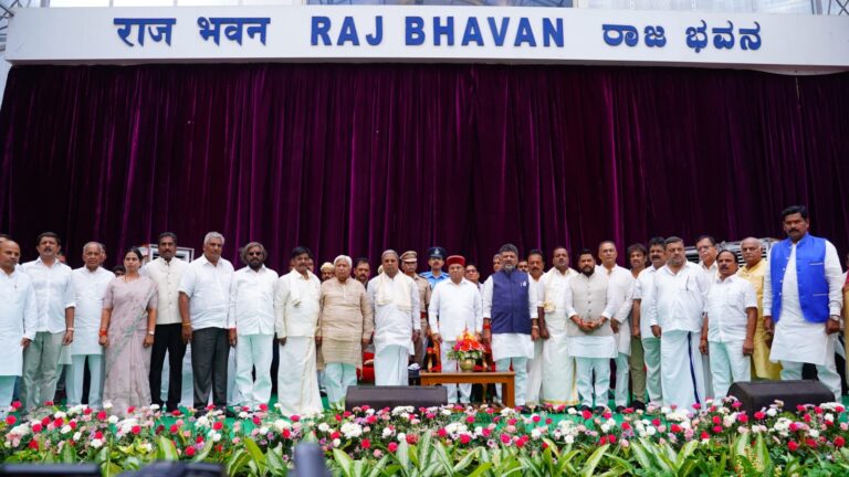 ಸಂಪುಟದ ಸಚಿವರ ಖಾತೆ ಹಂಚಿಕೆ ಅಧಿಕೃತ ಪಟ್ಟಿ ಪ್ರಕಟ: ಯಾವ ಸಚಿವರಿಗೆ ಯಾವ ಖಾತೆ ಗೊತ್ತಾ?ಸಂಪೂರ್ಣ ಪಟ್ಟಿ ಇಲ್ಲಿದೆ