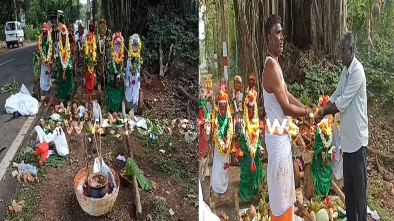 ಮಲೆನಾಡಲ್ಲಿ ಮಳೆಗಾಗಿ ಗಡಿ ಮಾರಿಗೆ ವಿಶೇಷ ಪೂಜೆ