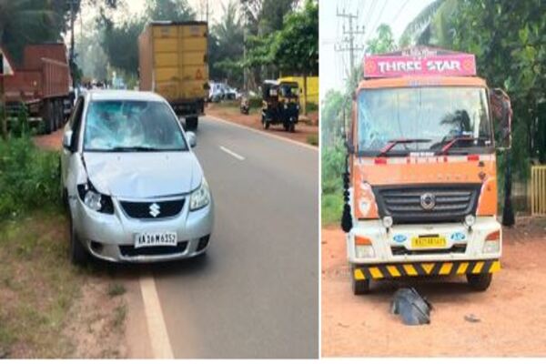 ರಸ್ತೆ ಬದಿಯಲ್ಲಿದ್ದ ಕಾರ್ಮಿಕರಿಗೆ ಕಾರು ಡಿಕ್ಕಿ; ಮೂವರು ದುರ್ಮರಣ