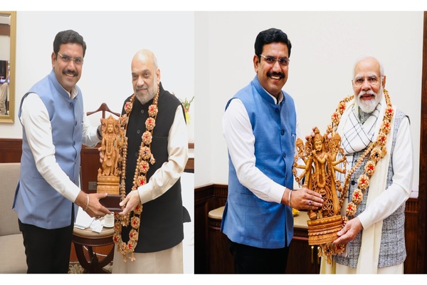 ವಿಜಯೇಂದ್ರ Meets ಮೋದಿ : ಮೊದಲ ಭೇಟಿಯಲ್ಲಿ ಮೆಚ್ಚುಗೆ ಪಡೆದ ಬಿವೈವಿ