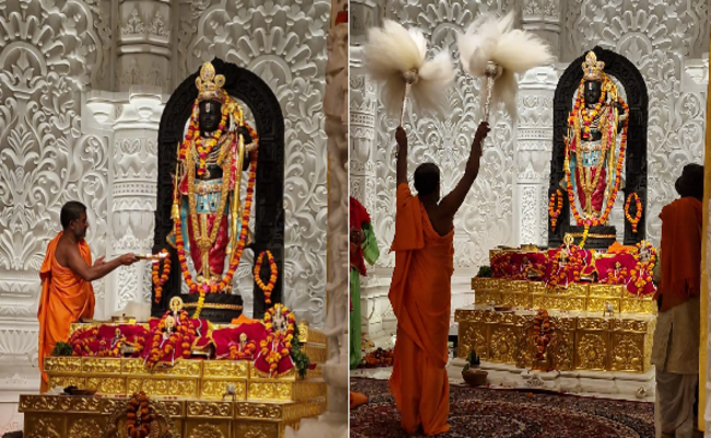 ಬಾಲರಾಮನಿಗೆ ‘ಚಾಮರ ಸೇವೆ’ : ಮುಂದಿನ 48 ದಿನ ಪೇಜಾವರ ಶ್ರೀಗಳಿಂದಲೇ ಪೂಜೆ