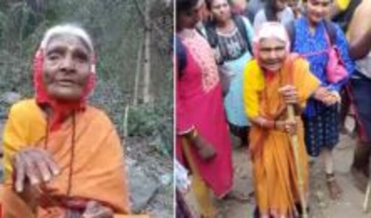 ಮತ್ತೊಮ್ಮೆ ಮೋದಿ  ಪ್ರಧಾನಿಯಾಗಬೇಕೆಂದು ಮಹದೇಶ್ವರ ಬೆಟ್ಟಕ್ಕೆ 102 ವರ್ಷದ ವೃದ್ಧೆ ಪಾದಯಾತ್ರೆ