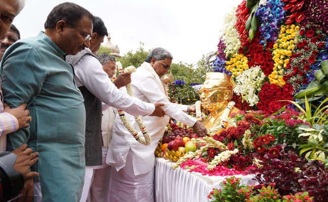 ಡಾ.ಬಾಬು ಜಗಜೀವನ ರಾಂ ದೇಶದ ಜನರಿಗೆ ಆಹಾರ ಭದ್ರತೆ ಒದಗಿಸಿದವರು: ಸಿಎಂ ಸಿದ್ದರಾಮಯ್ಯ